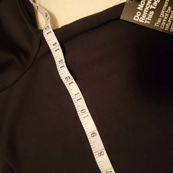 Express Knee Length Black Dress - Picture 4 of 8